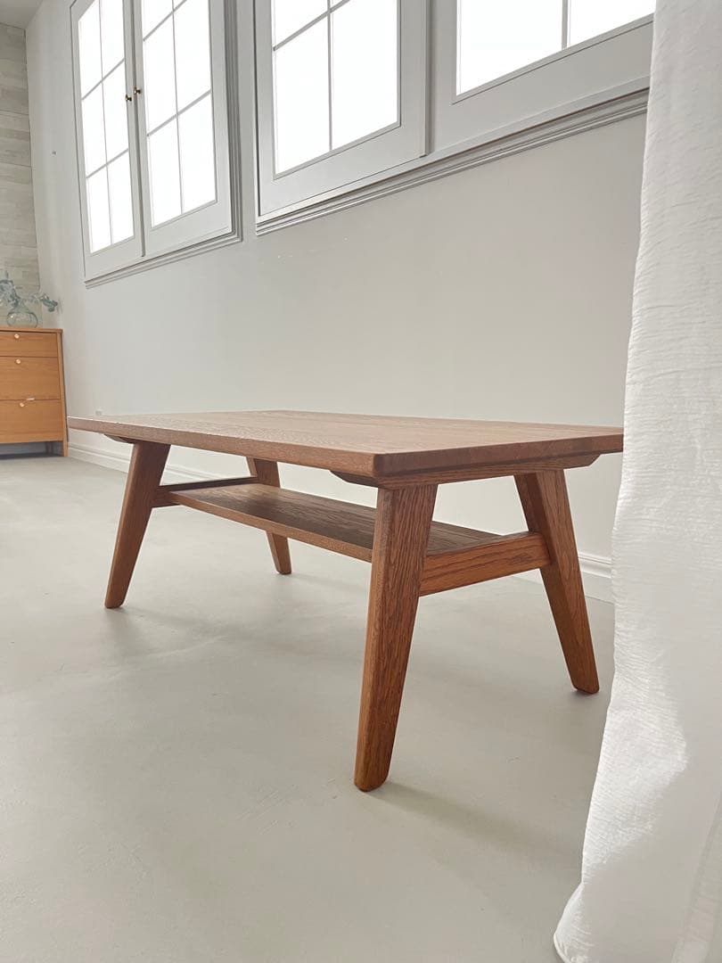 unico ADDAY ローテーブル W1000オーク無垢材　ウニコ