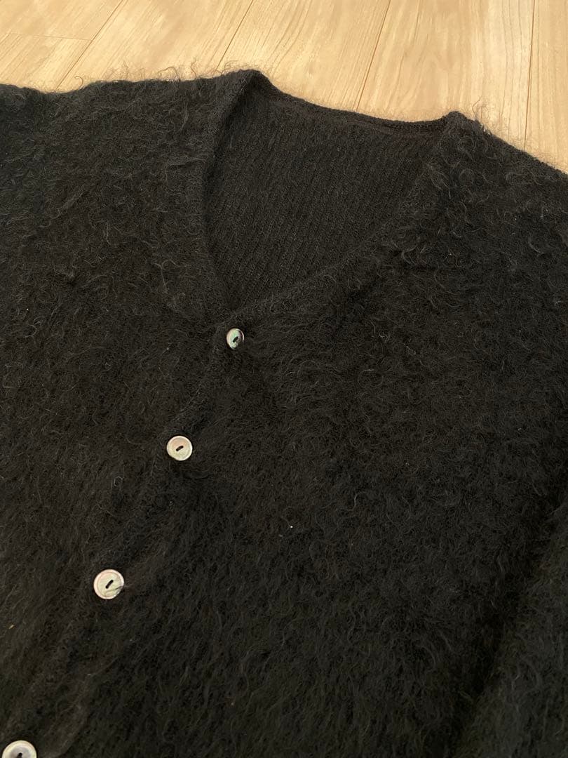 A.R.P Premium Mohair Cardigan Black 野村訓市