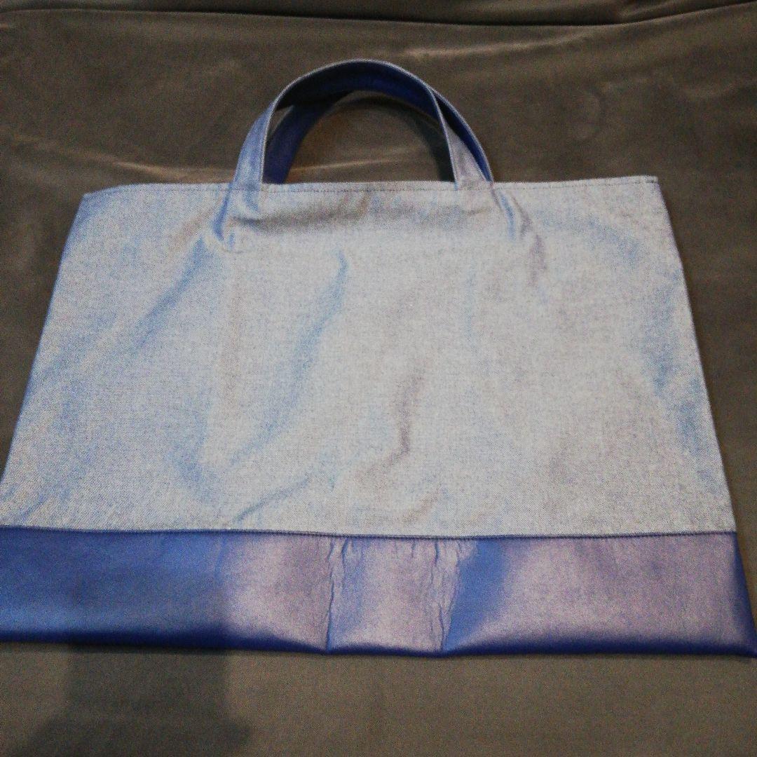 familiar 手提げバッグ 女の子とクマ