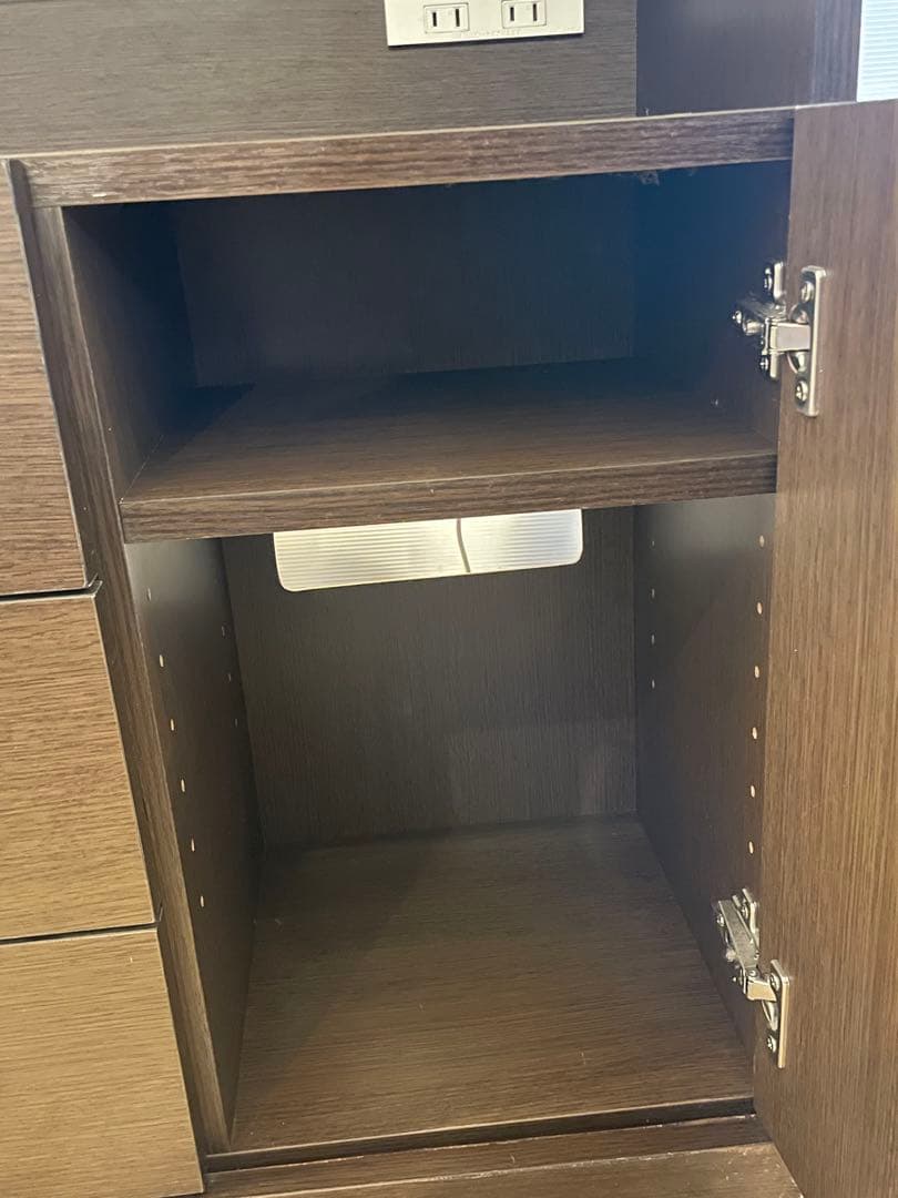 キッチン収納　家具　キッチン家具　インテリア　ブラウン　木製