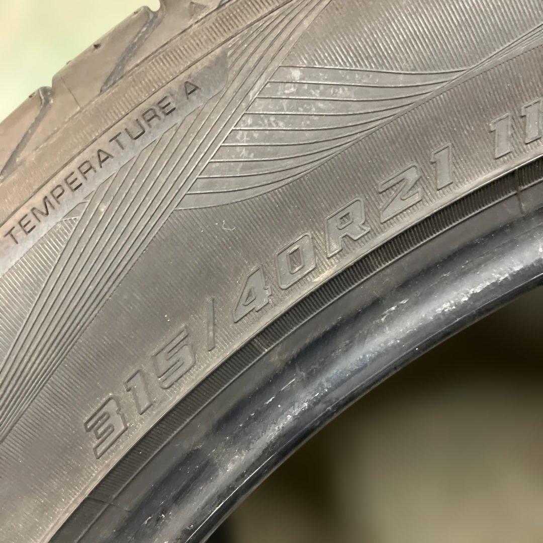 315/40R21 2本セット ヨコハマ ADVAN SPORT v105