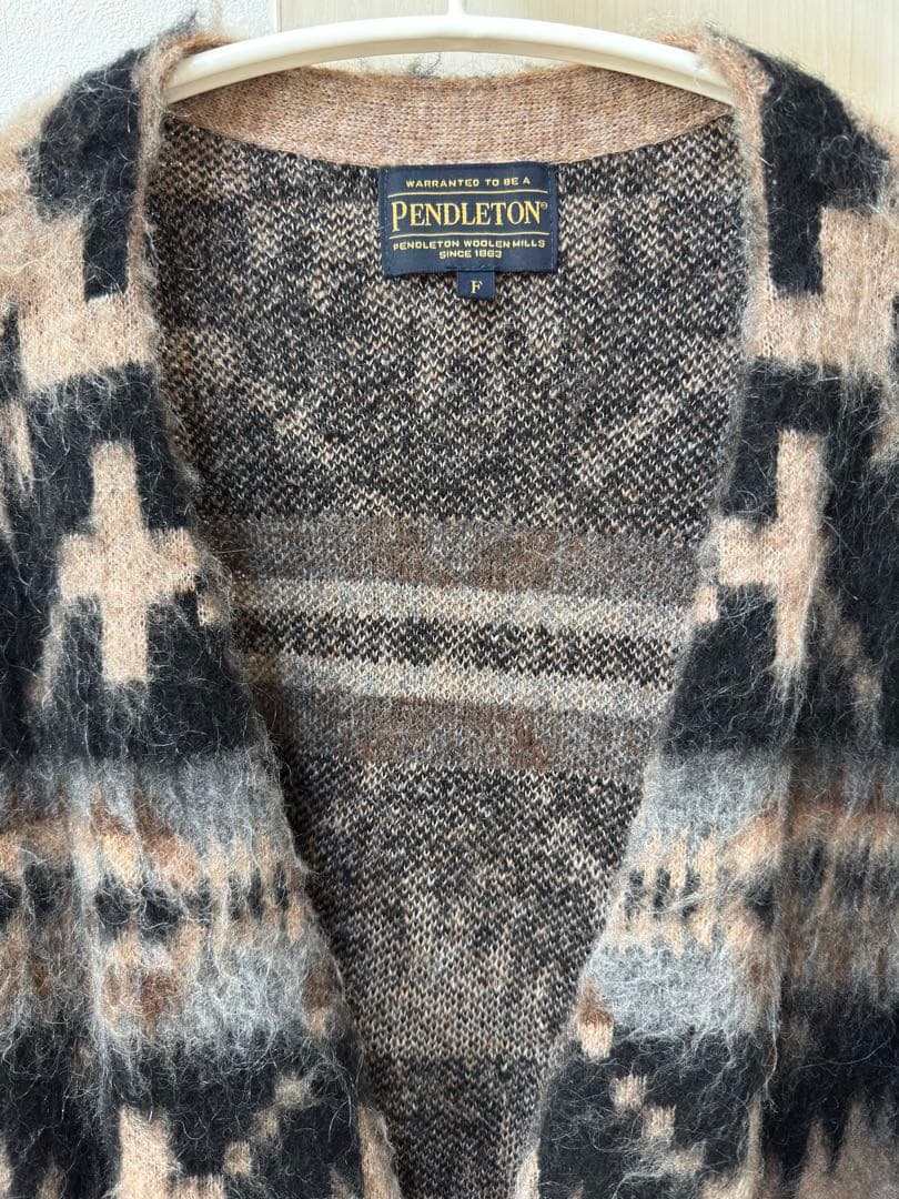 美品 ジャーナルスタンダードレリューム PENDLETON モヘアカーディガン