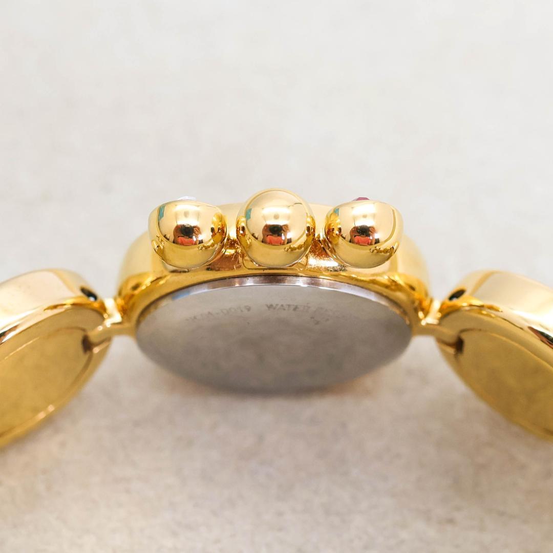 稼働 TSUMORI CHISATO 腕時計 宝石ねこ クリスタル 2288