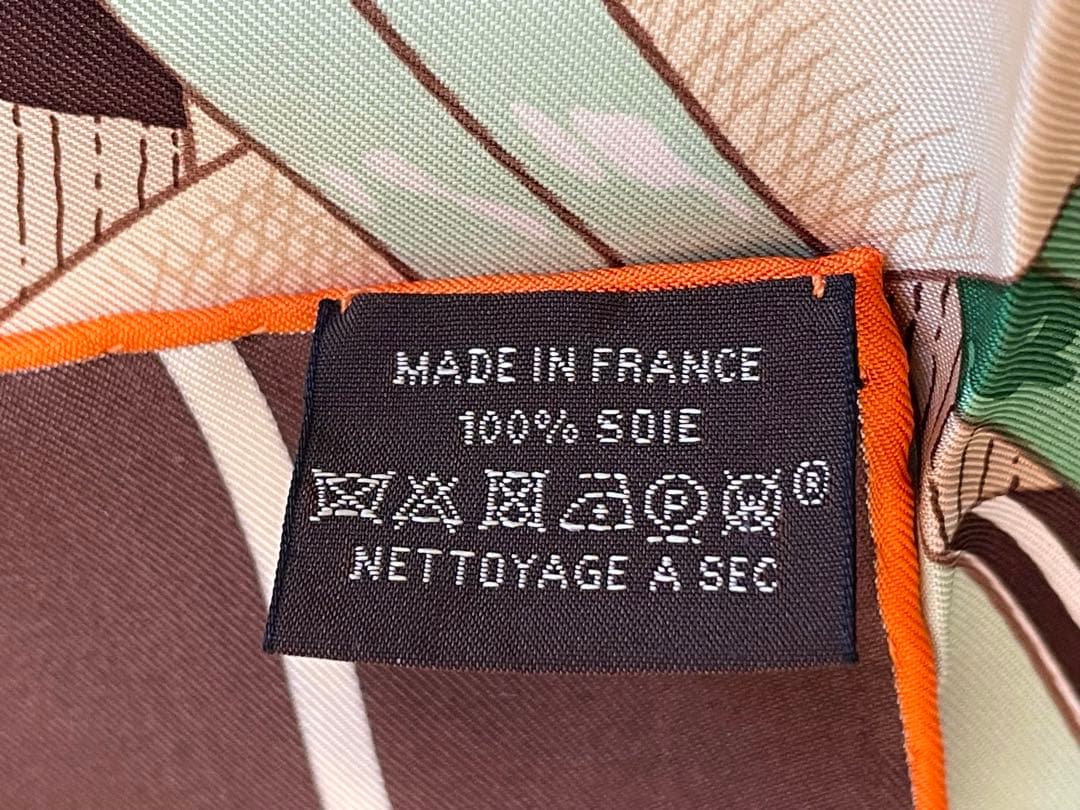 【希少！早い者勝ち！】HERMES カレ90 馬銜 シュミーズ デタイユ 焦茶