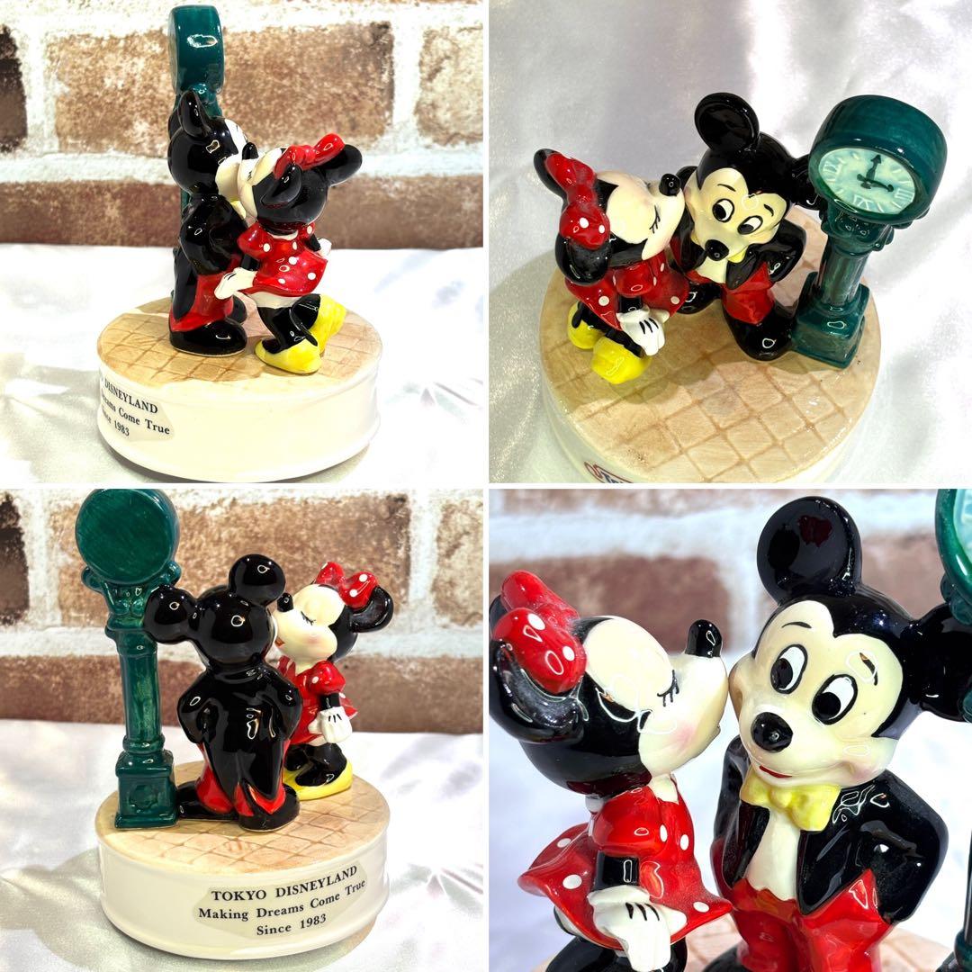 ディズニー置物　陶器　皿　砂時計　オルゴール ミッキーマウス　ミニー　まとめ売り