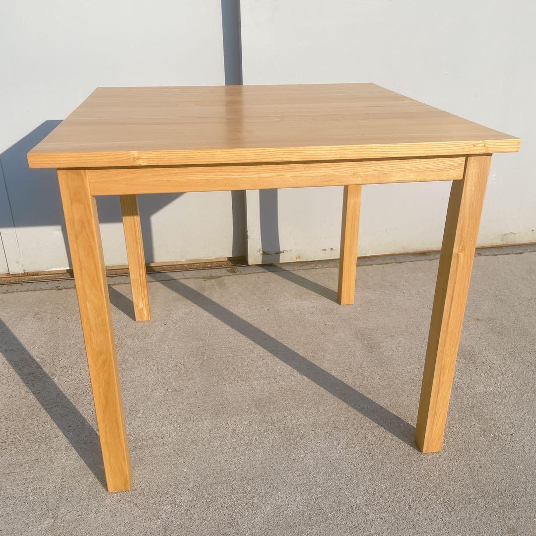 【希少】MUJI 良品計画 ダイニングテーブル 無印良品 タモ材テーブル