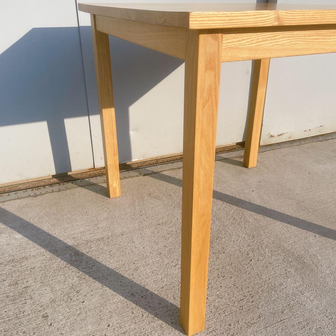 【希少】MUJI 良品計画 ダイニングテーブル 無印良品 タモ材テーブル