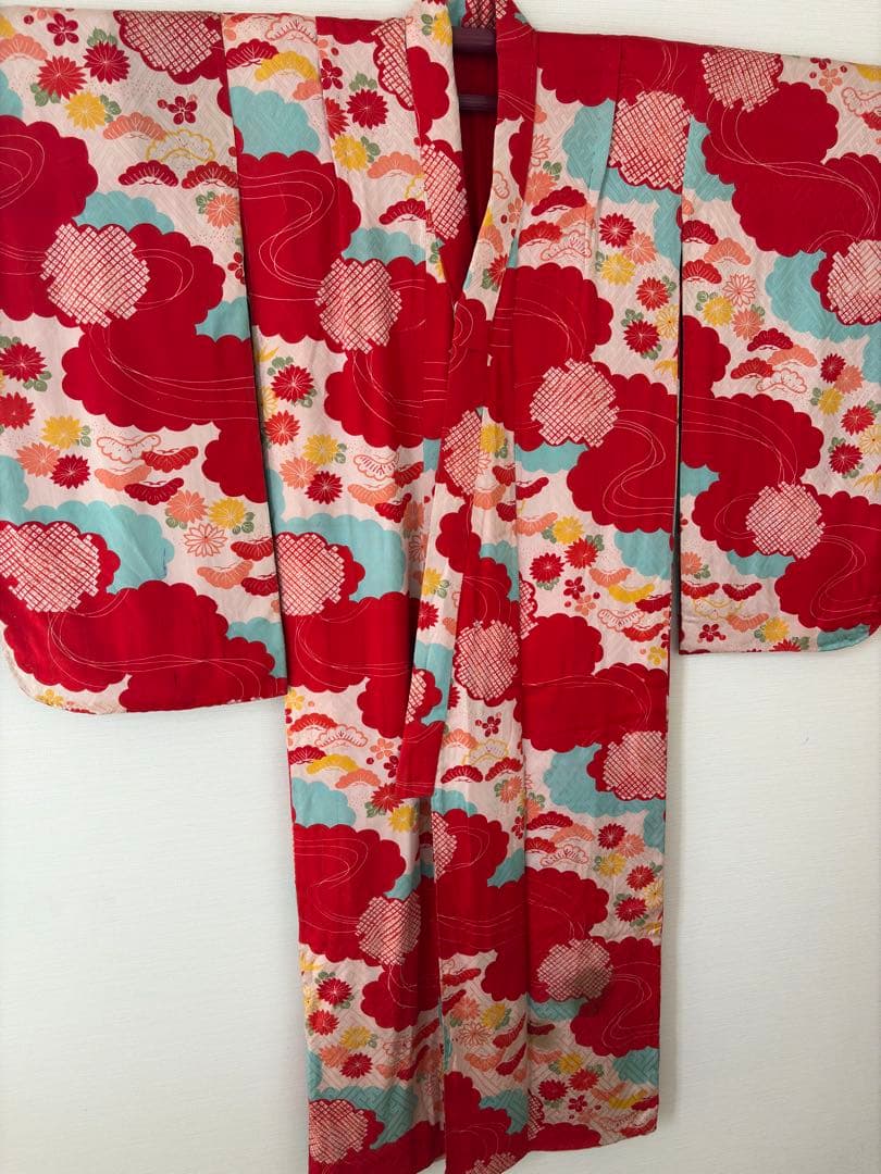 専用です。2点おまとめ。アンティーク　子供　着物　身丈141㎝