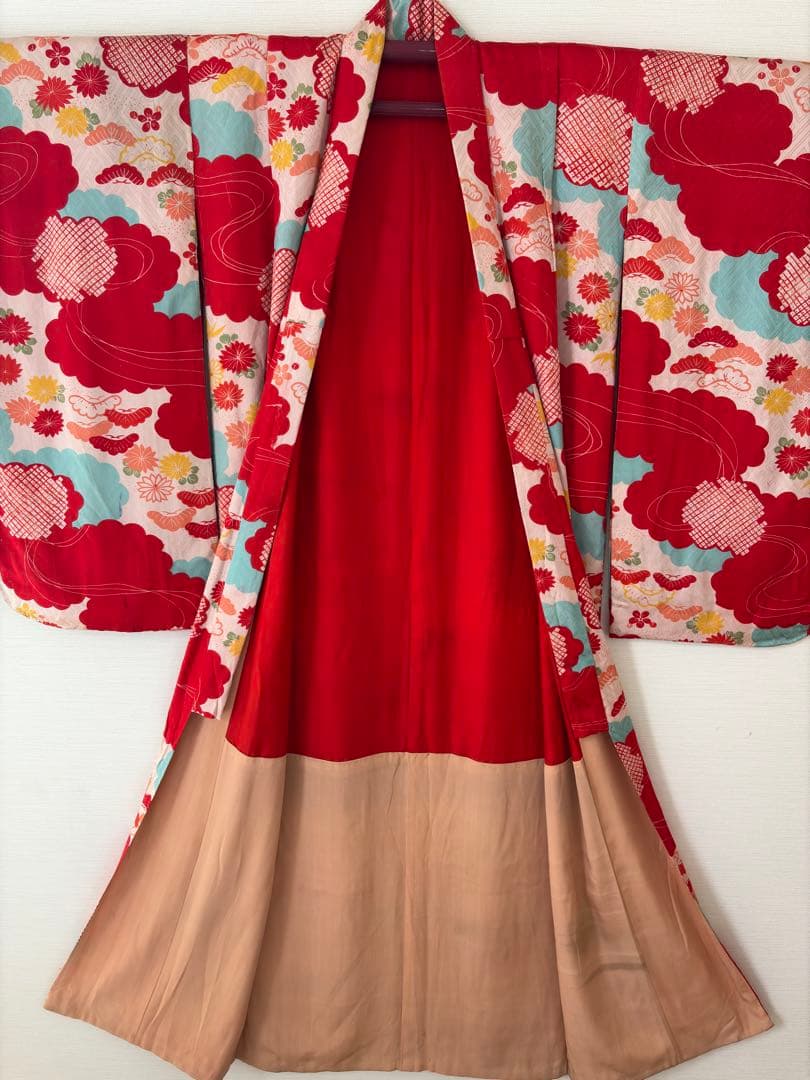 専用です。2点おまとめ。アンティーク　子供　着物　身丈141㎝