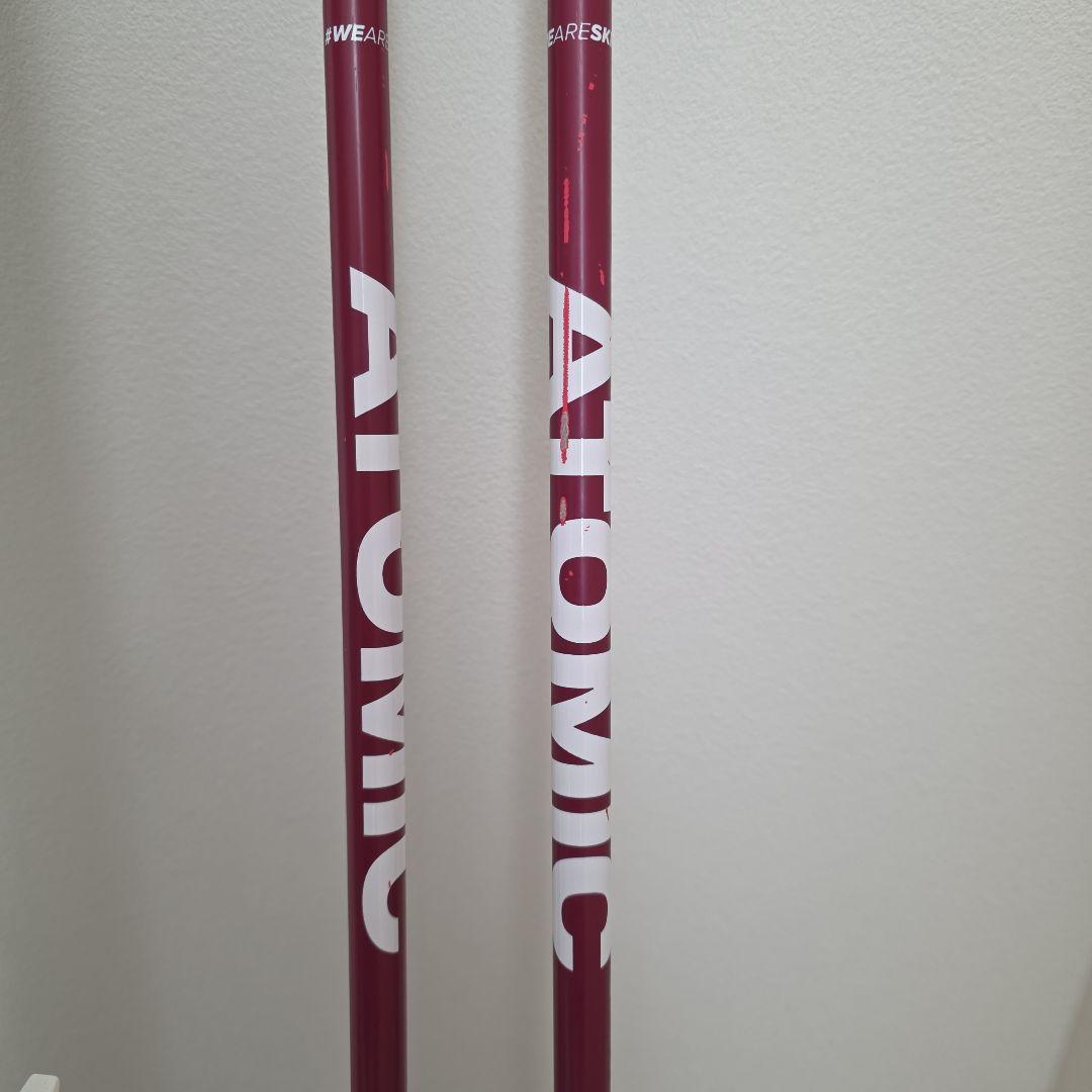 Elan 子ども用スキー 130cm 　ATOMIC　ストック90cm　セット