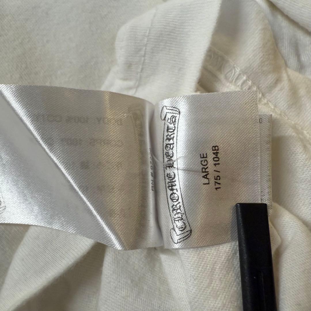 CHROME HEARTS クロムハーツホワイト長袖カットソー