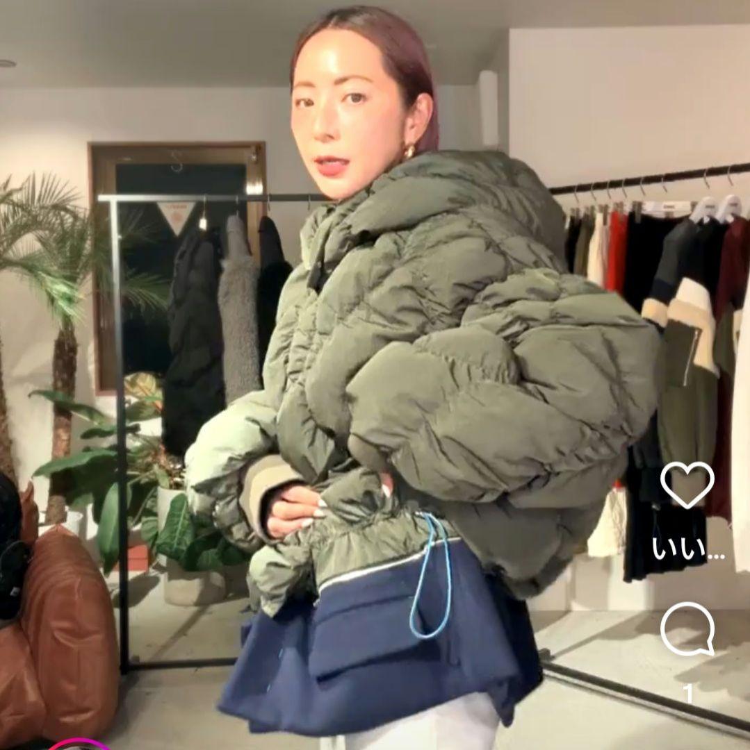 【✨新品✨】OMMO◎SHIRRING LAYERED DOWN CT