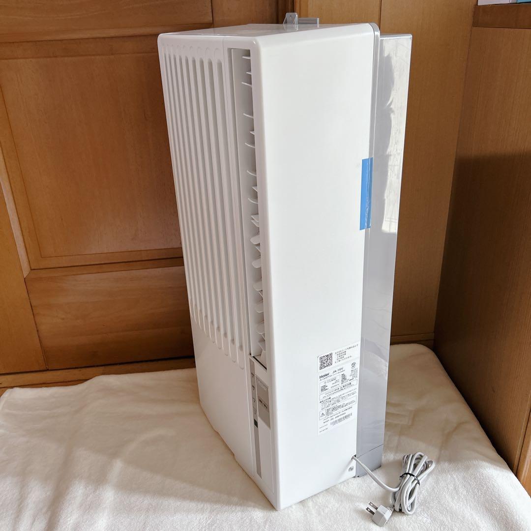 美品 Haier ハイアール窓用エアコン JA16-V リモコン付き2021年製