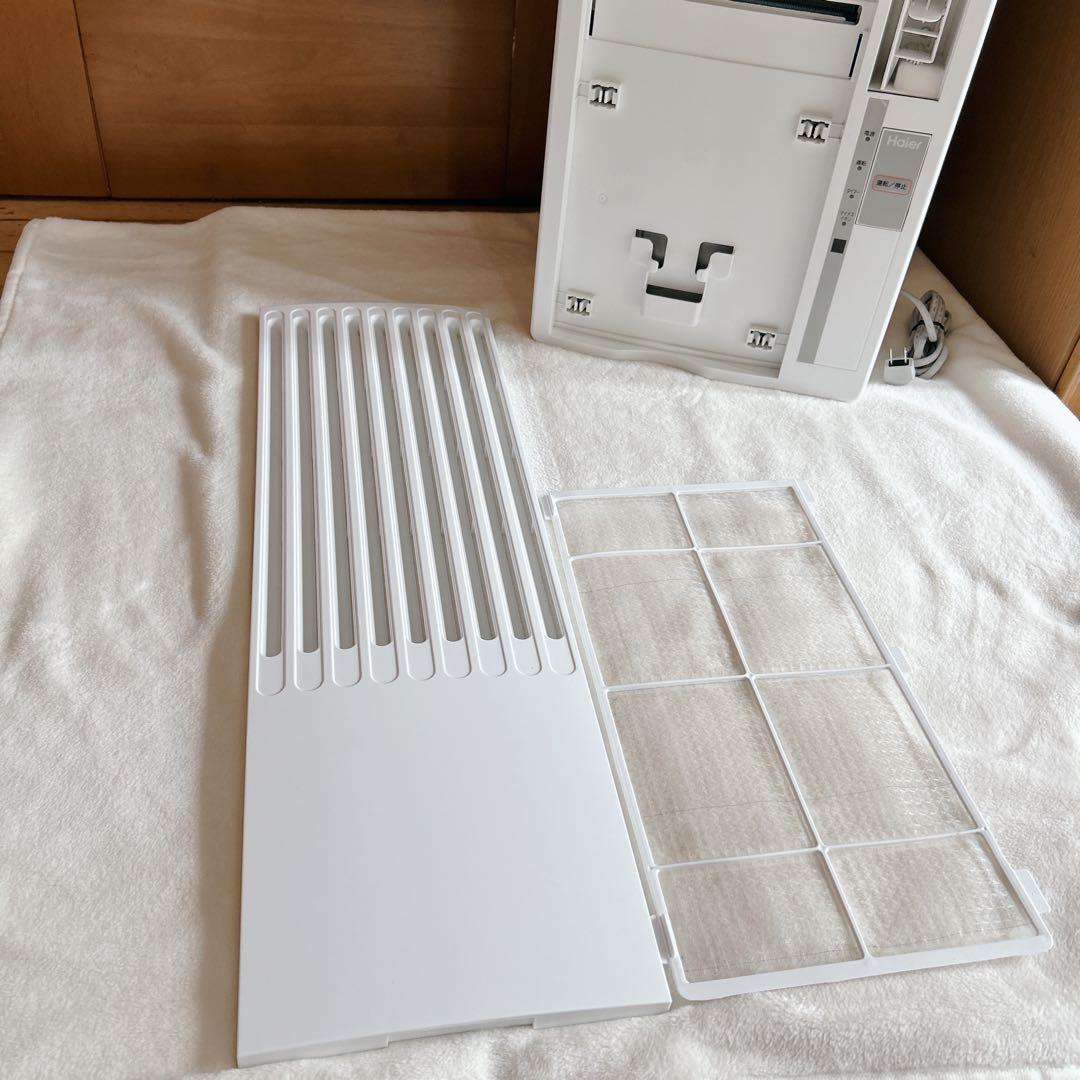 美品 Haier ハイアール窓用エアコン JA16-V リモコン付き2021年製
