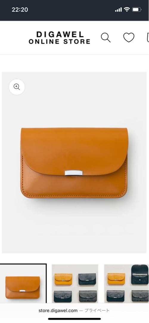 DIGAWEL GARSON PURSE Bridle leather 財布