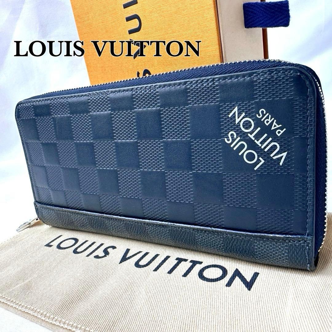 【極美品】 ルイヴィトン 長財布 ヴェルティカル ダミエ アンフィニ 付属品付