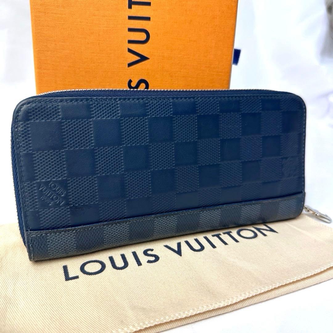 【極美品】 ルイヴィトン 長財布 ヴェルティカル ダミエ アンフィニ 付属品付