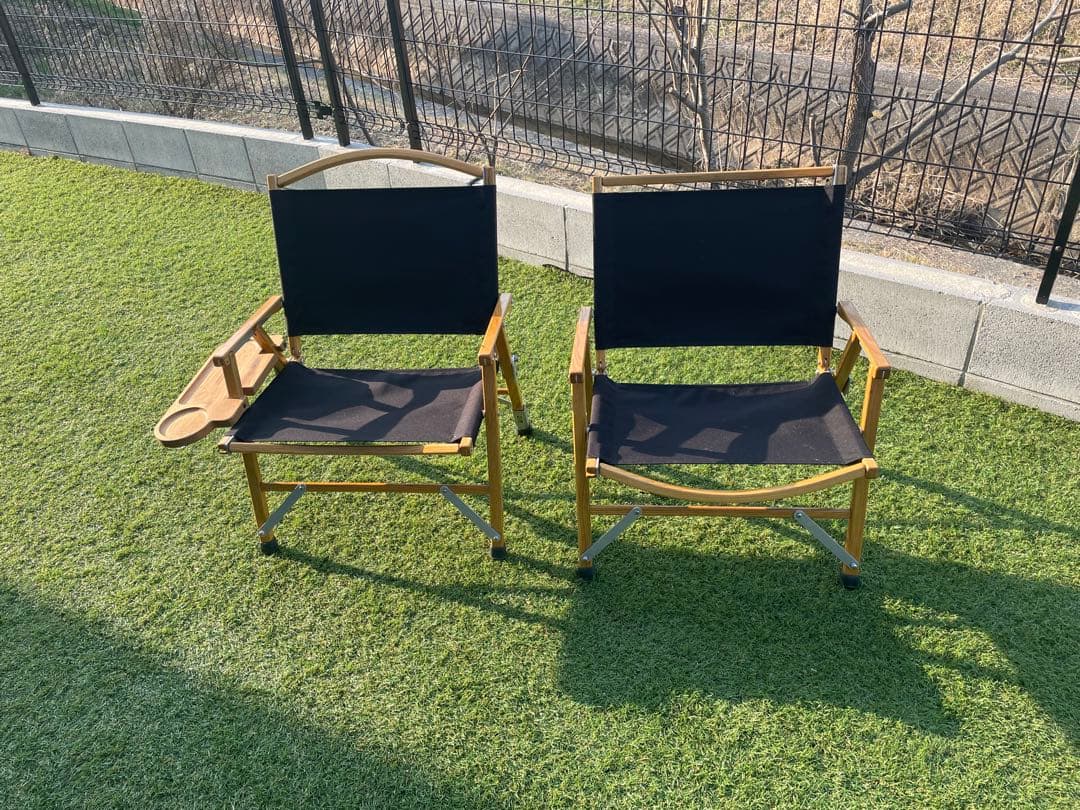 カーミットチェア　オーク　美品　NOVITA サイドテーブル付き