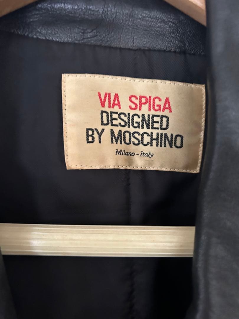 NICO　モスキーノ　ヴィンテージ　レザージャケット ライダース