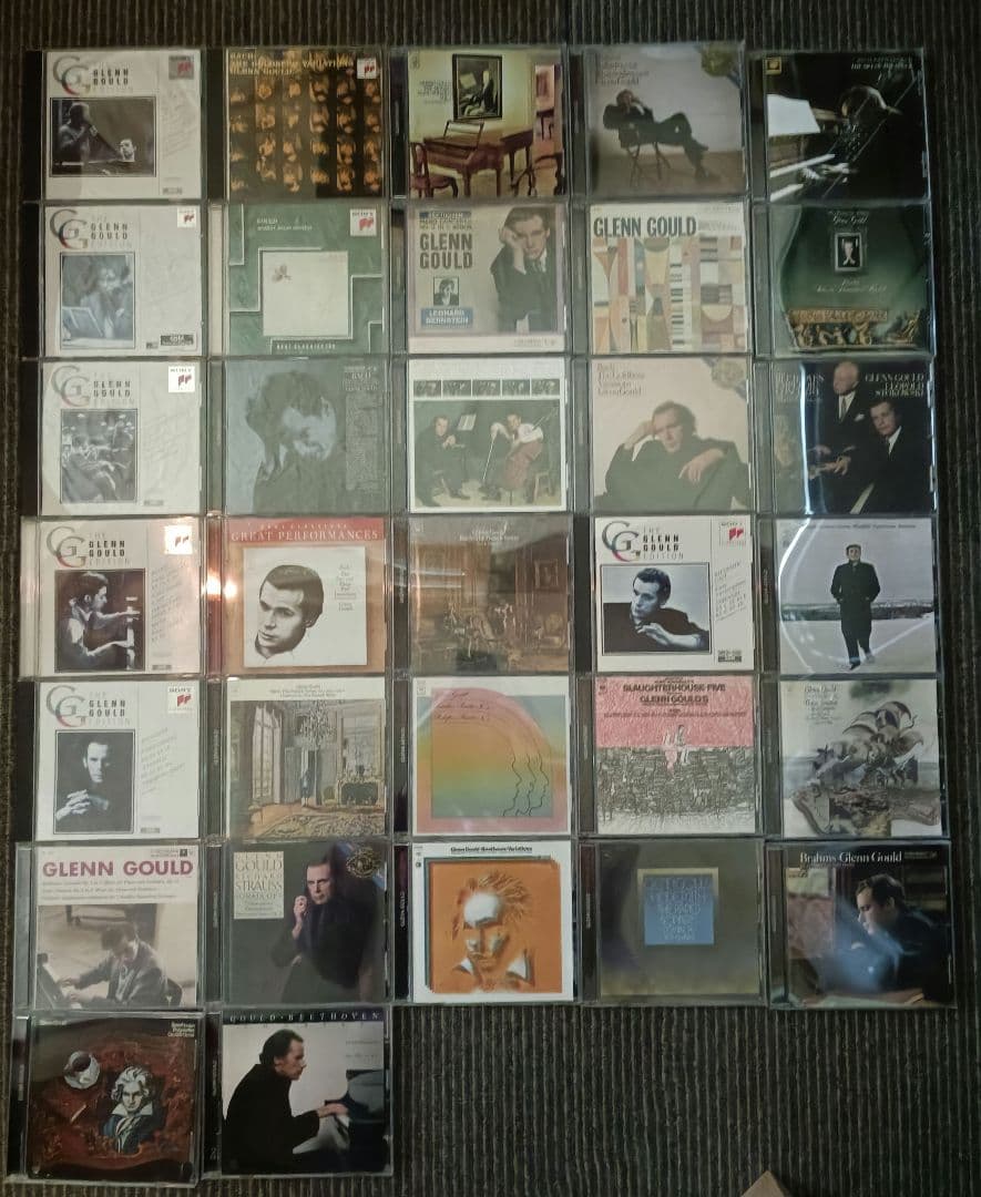 グレングールド CD32枚、2枚組×3、4枚組×2、6枚組×1、DVD×1