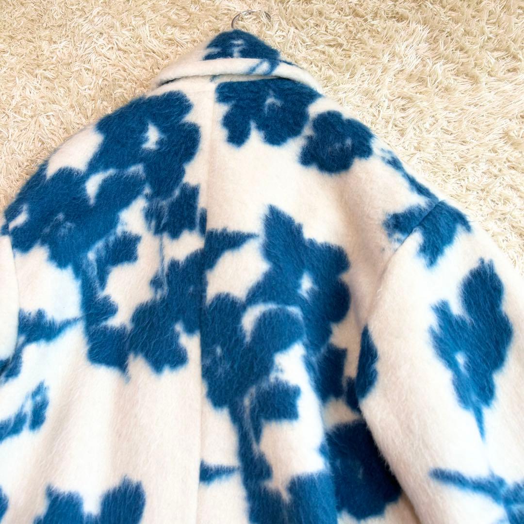 【未使用級】Ameri UND SHADOW FLOWER WOOL COAT