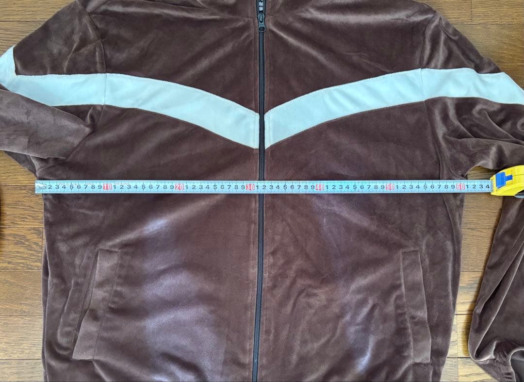 スケートボード hardieshardware Velour zip up set up L