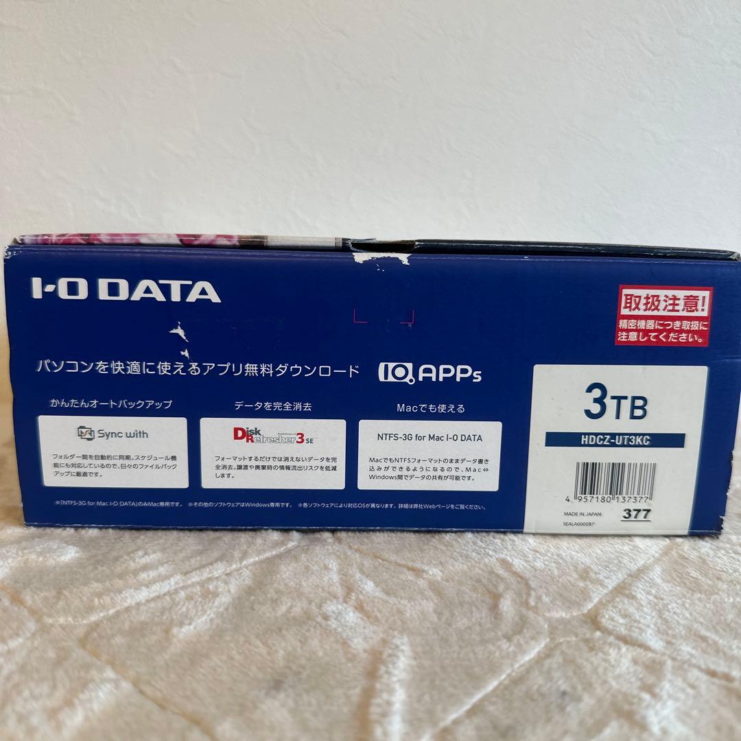 I-O DATA 3TB 外付けハードディスク HDCZ-UTシリーズ