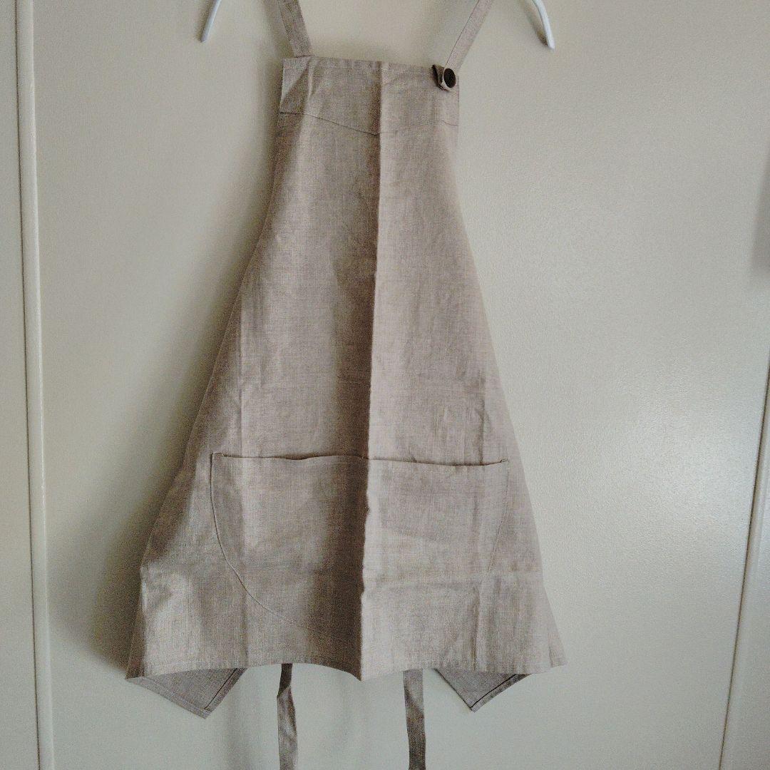 LIBECOリベコ　エプロン　麻100%