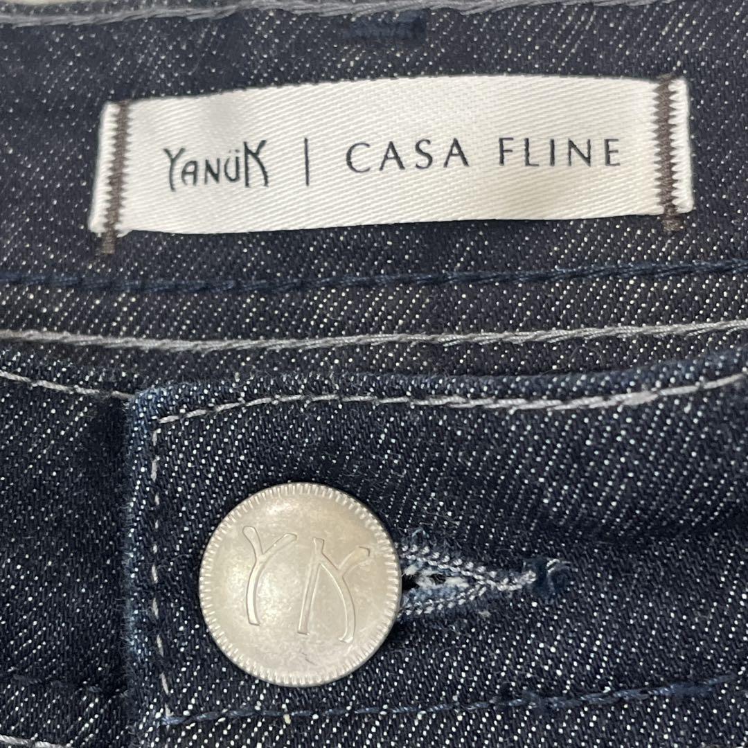 YANUK × CASA FLINE 別注フレアデニム 美脚 体型カバー 日本製