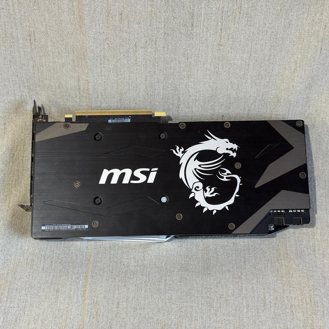 【動作確認済】MSI GeForce RTX 2070 ARMOR 8G