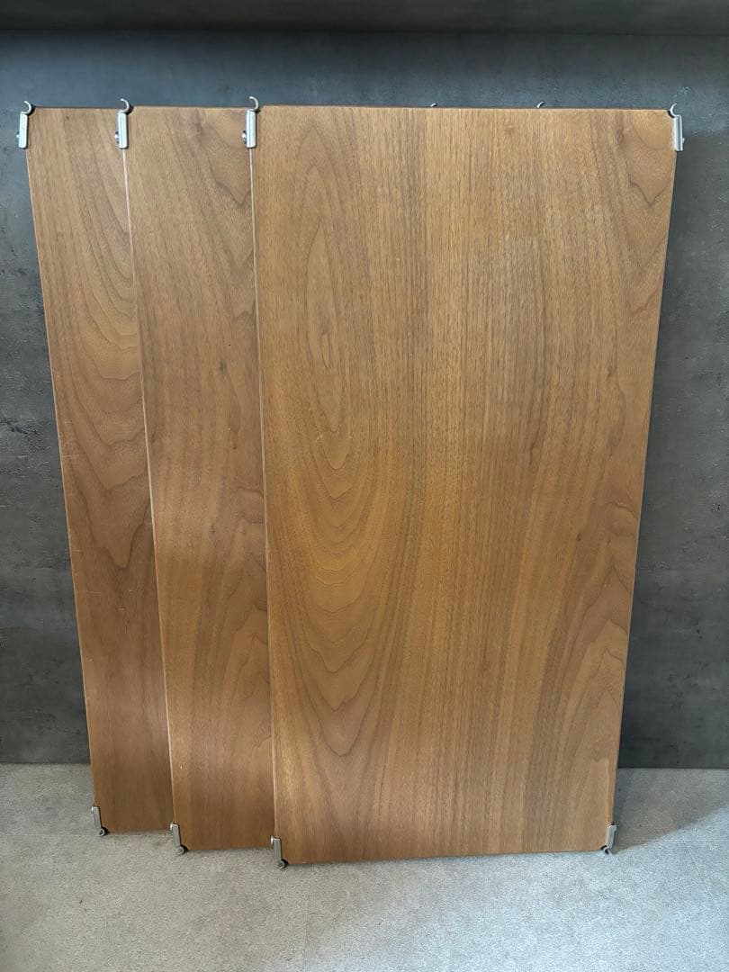 無印良品　ユニットシェルフ用棚板84㎝＊ウォールナット材　3枚セット