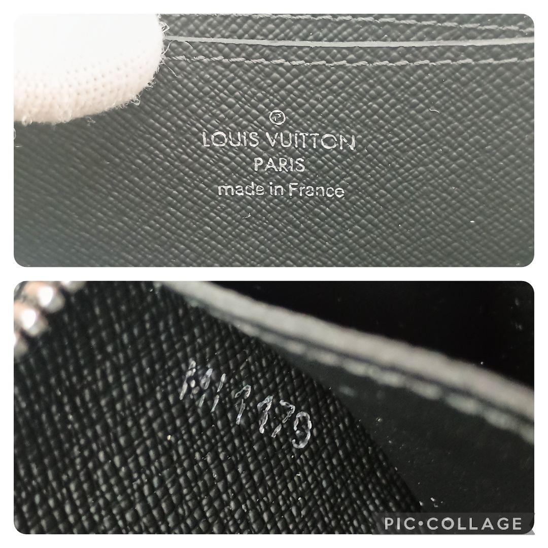 【良品】ルイヴィトン　ジッピーパース　タイガ　アルドワーズ　黒