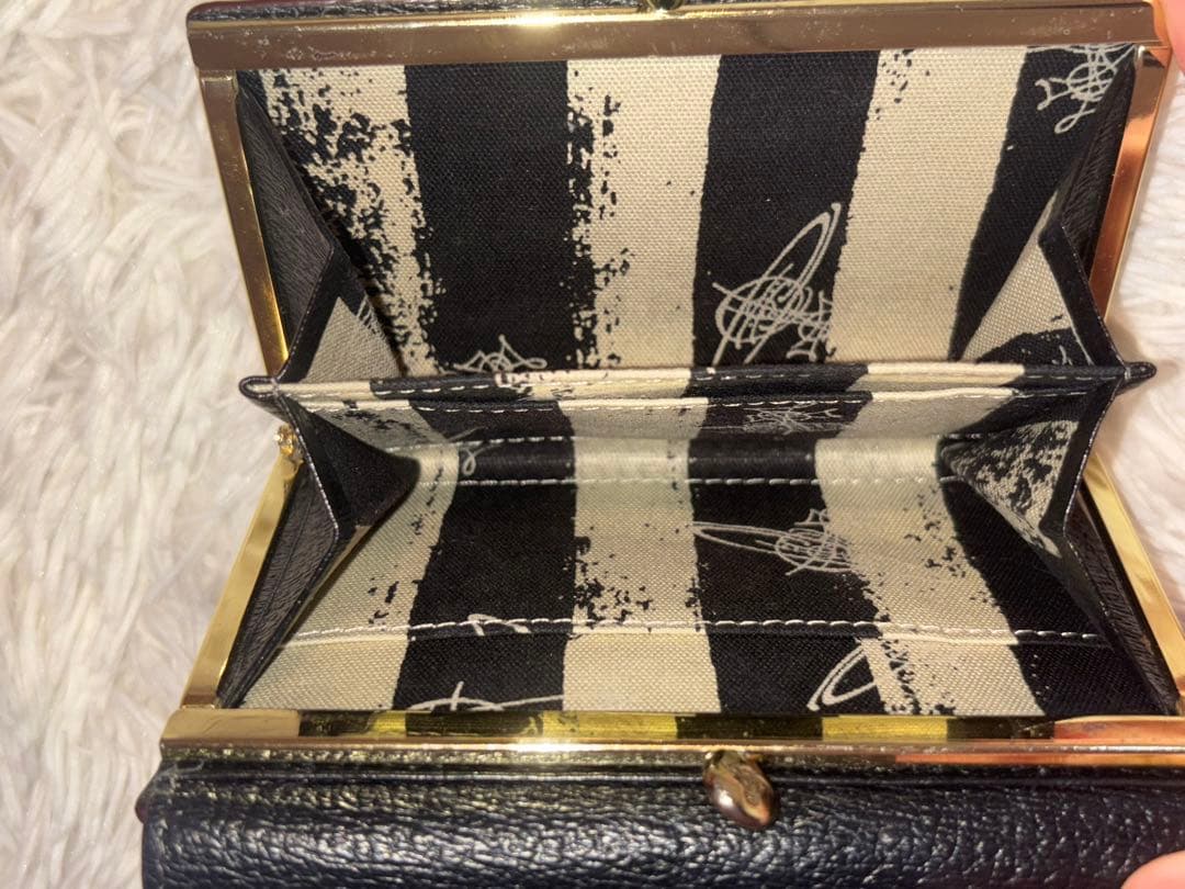 VivienneWestwood 三つ折財 がま口財布 ブラック