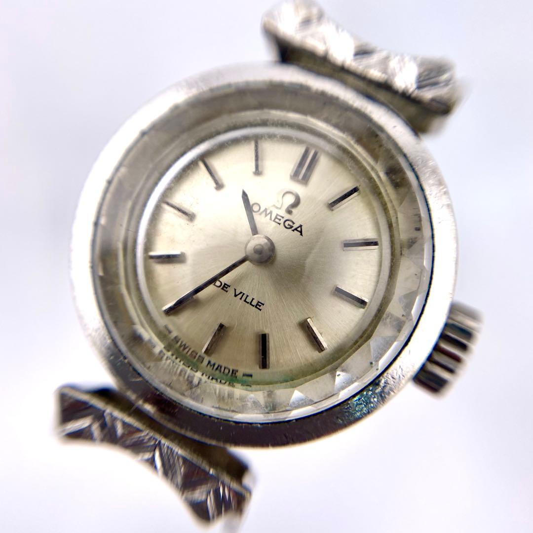 【稼働品】OMEGA オメガ DeVille 手巻き時計 レディース ケースのみ
