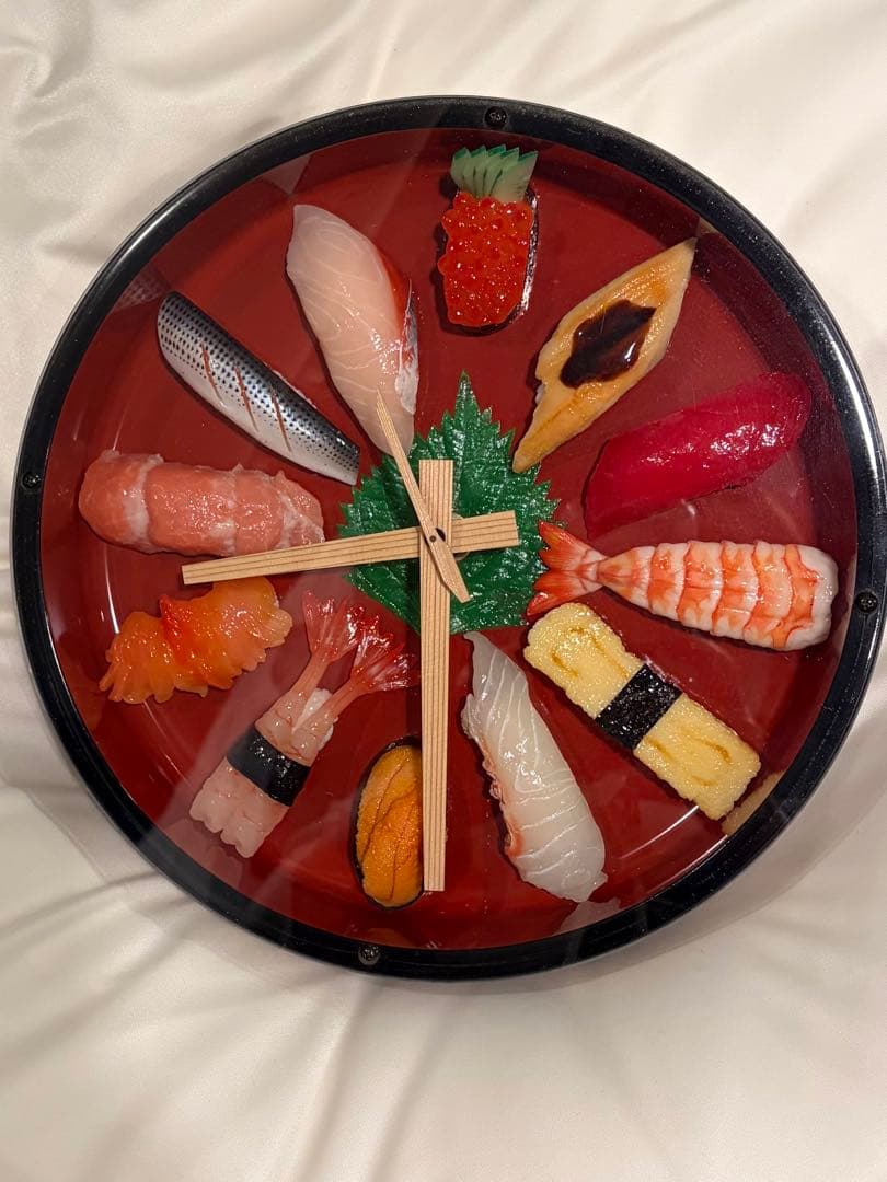 まいづる　サンプルお寿司 掛け時計