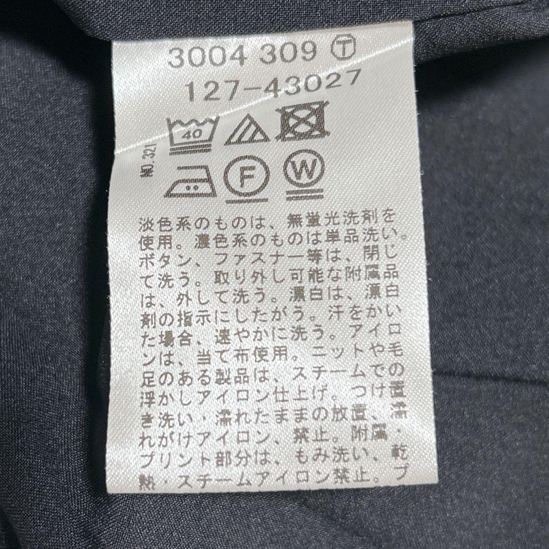 インディヴィ　シャンブレー　パンツスーツセットアップ　洗える　現行　秋冬