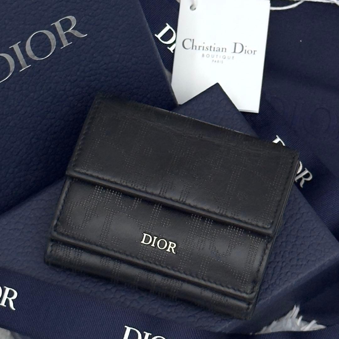 付属品付き✨DIOR ディオール オブリーク ギャラクシー 財布 ブラック