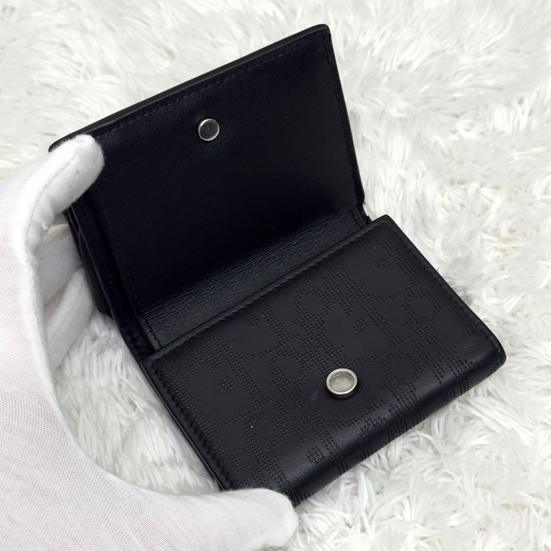 付属品付き✨DIOR ディオール オブリーク ギャラクシー 財布 ブラック