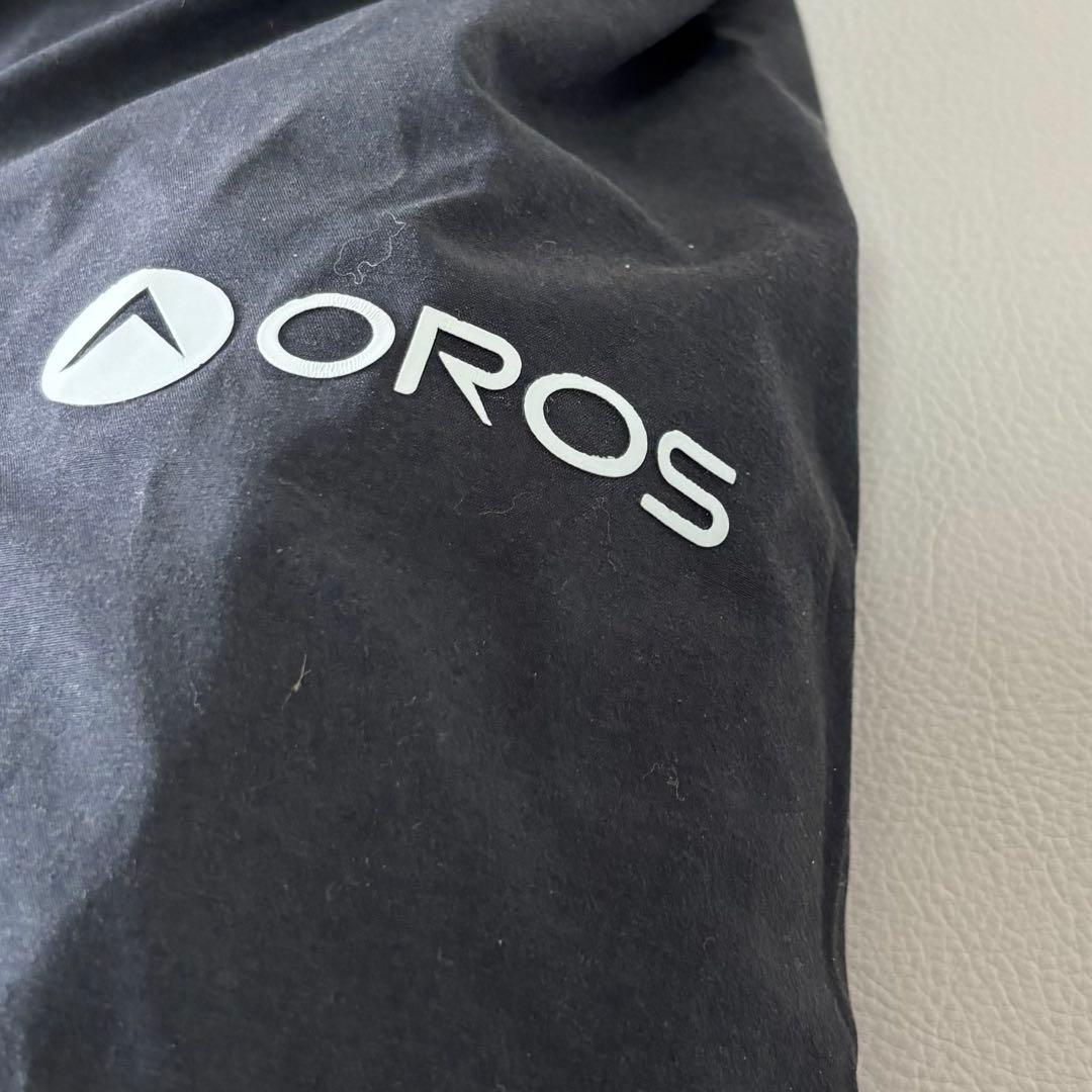 【美品】OROS/オロス オリオンパーカー SOLARCORE NASA 黒