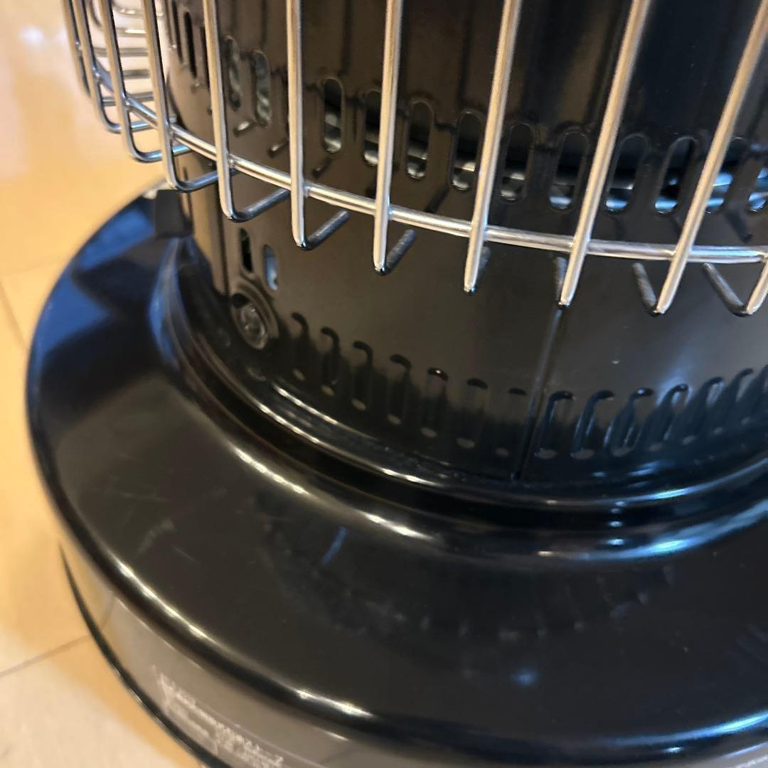 五徳付きトヨトミ ストーブ 黒KS-67H