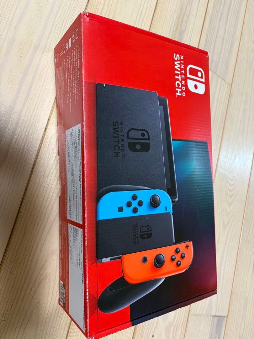 128GSDカード付Nintendo Switch 本体 青/赤 Joy-Con
