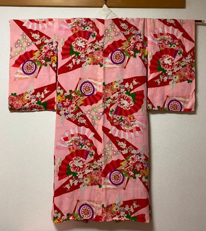 No.10アンティーク子供着物正絹七五三着丈120センチ裄丈56センチ