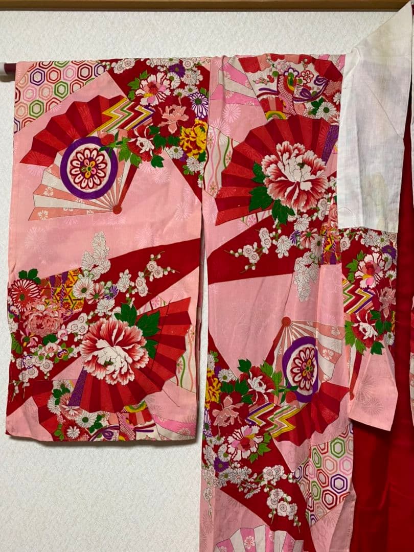 No.10アンティーク子供着物正絹七五三着丈120センチ裄丈56センチ