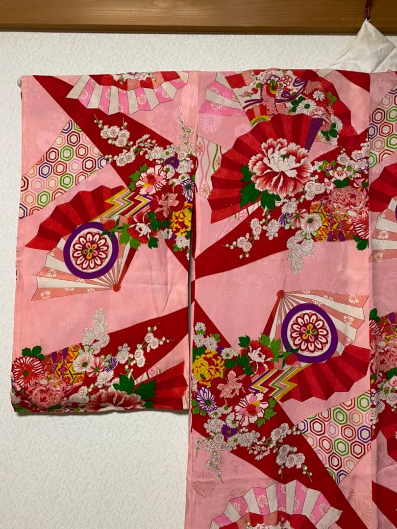 No.10アンティーク子供着物正絹七五三着丈120センチ裄丈56センチ