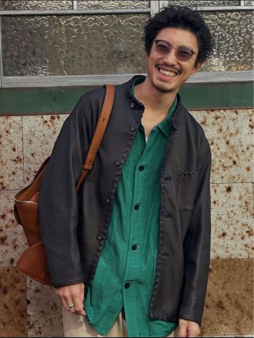 OUTIL VESTE ANTIBES GREEN　ウティ　ナミカズ