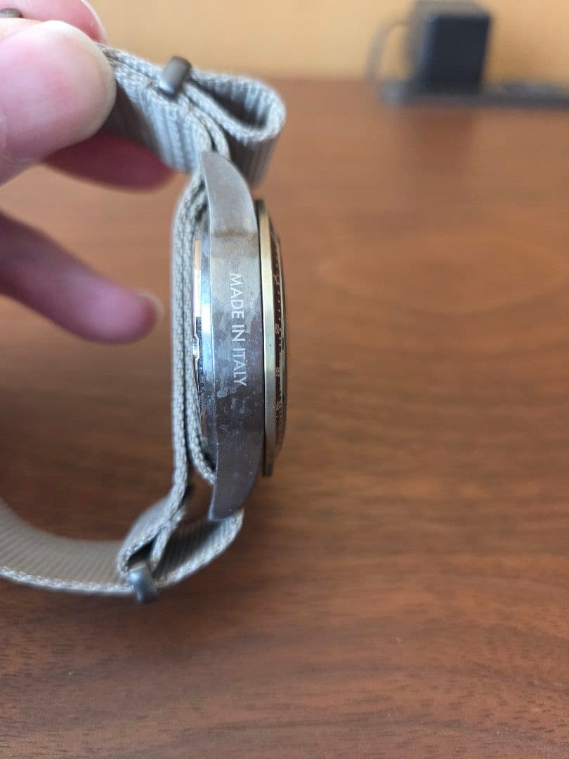 アウトオブオーダー エイジング加工 クロノグラフ ウォッチ イタリア製