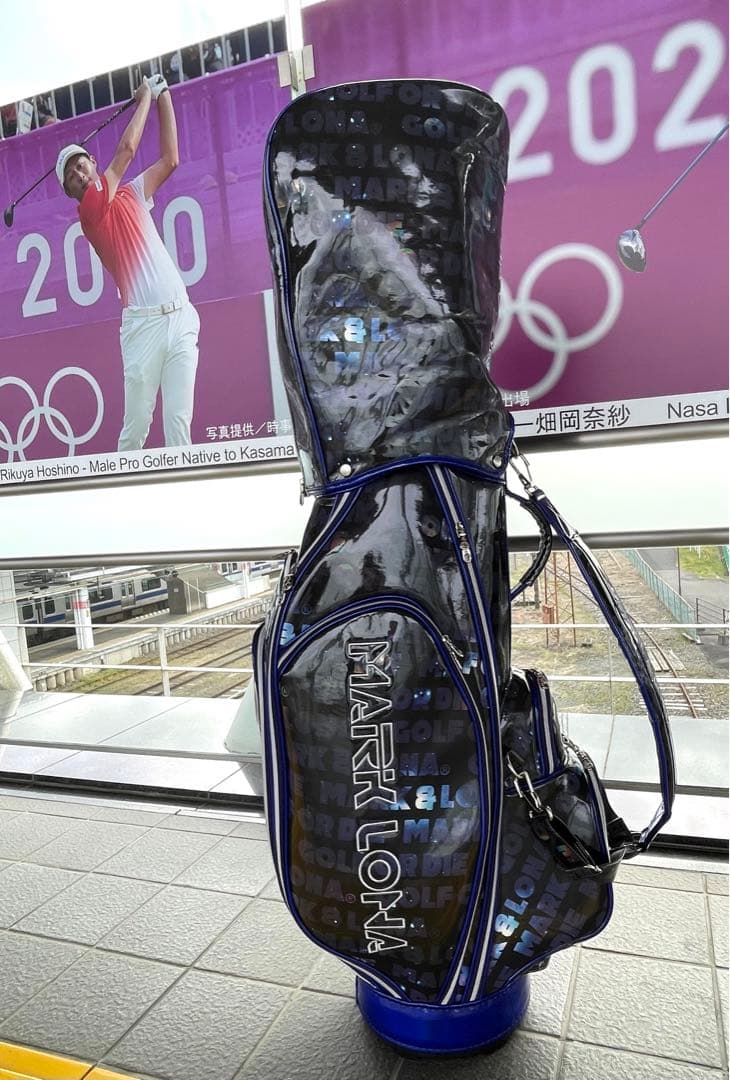 超美品・MARK&LONA マークアンドローナ キャディバッグゴルフバッグ
