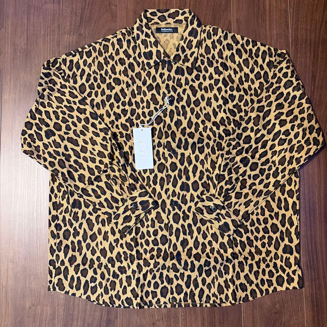 【新品】ROTTWEILER ロットワイラー　レオパードシャツ