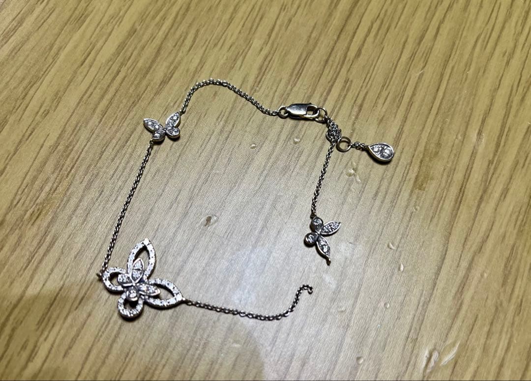 【訳アリ】 graff グラフ バタフライ シルエット ブレスレット