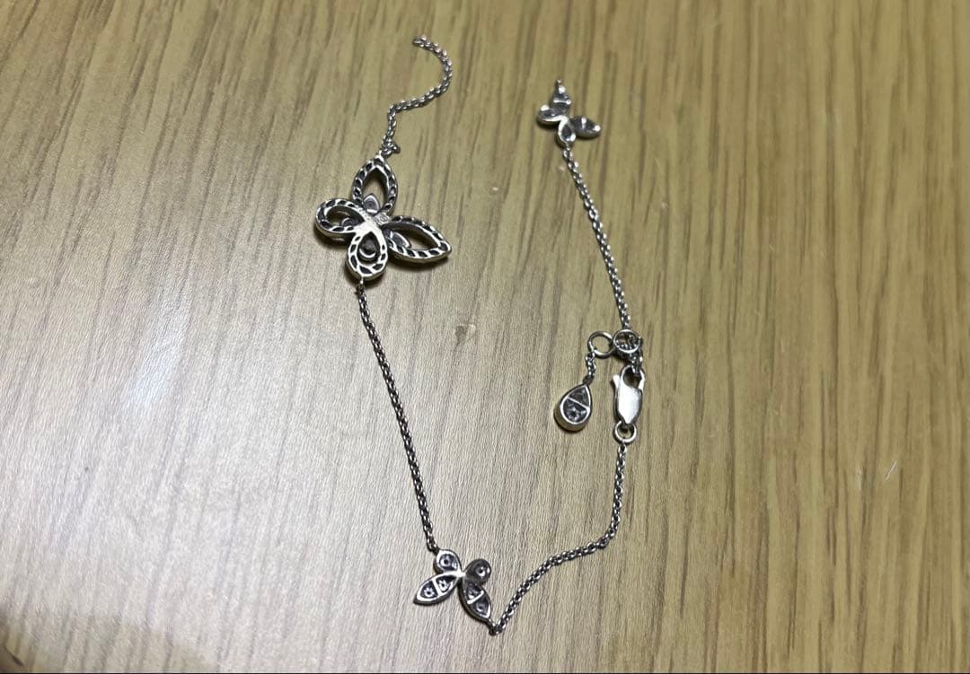 【訳アリ】 graff グラフ バタフライ シルエット ブレスレット